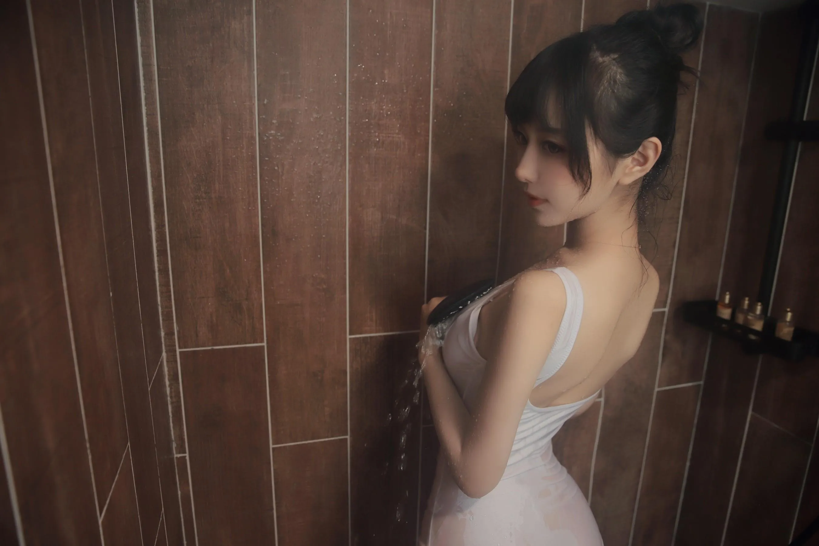 Shika小鹿鹿 – NO.81 半透浴室 [23P]插图4